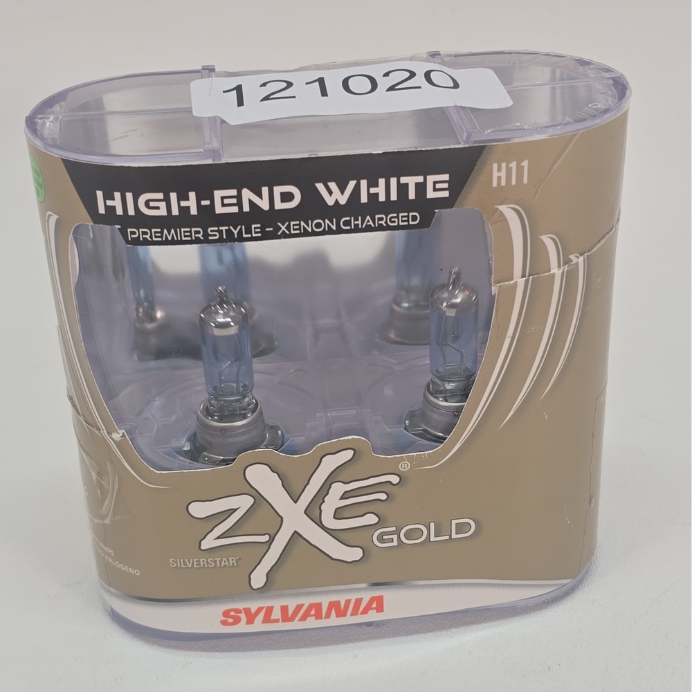 Sylvania H11 SilverStar zXe GOLD H11SZG.BP2 Halogen Headlight Pair Set 2 Bulbs